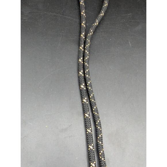 Vintage Gold Tone Donkey Burro Bolo Tie Black Cabochon Western Cowboy - Picture 4 of 8